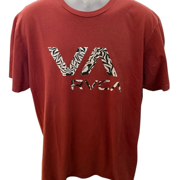RVCA VA Skate Surf Snow Streetwear Standard Tee Shirt Men XL - Picture 1 of 5